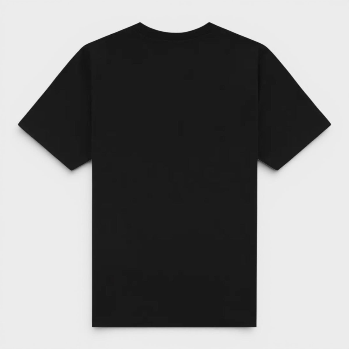 Mushroom Emblem Printed T-Shirt Black