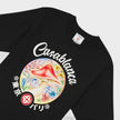 Mushroom Emblem Printed T-Shirt Black