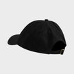 Logo Round Embroidered Patch Cap Black
