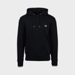 Tipped Hooded Sweatshirt Black