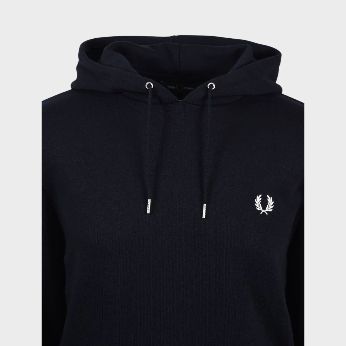 Tipped Hooded Sweatshirt Black
