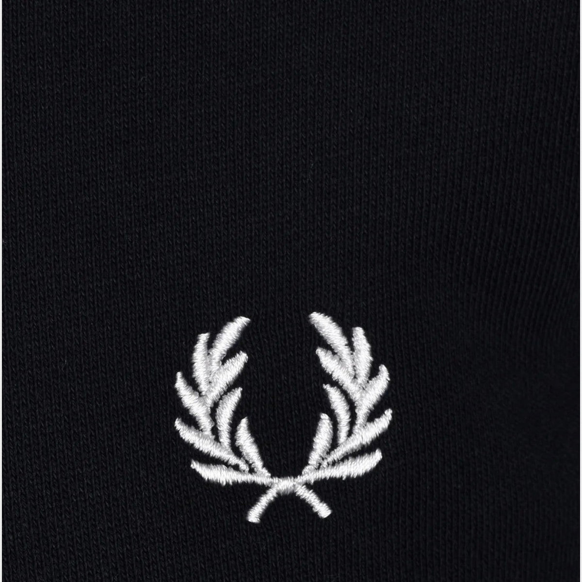 Tipped Hooded Sweatshirt Black