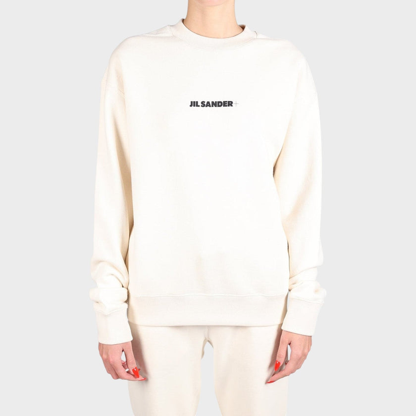 Terry Logo Sweatshirt Cream