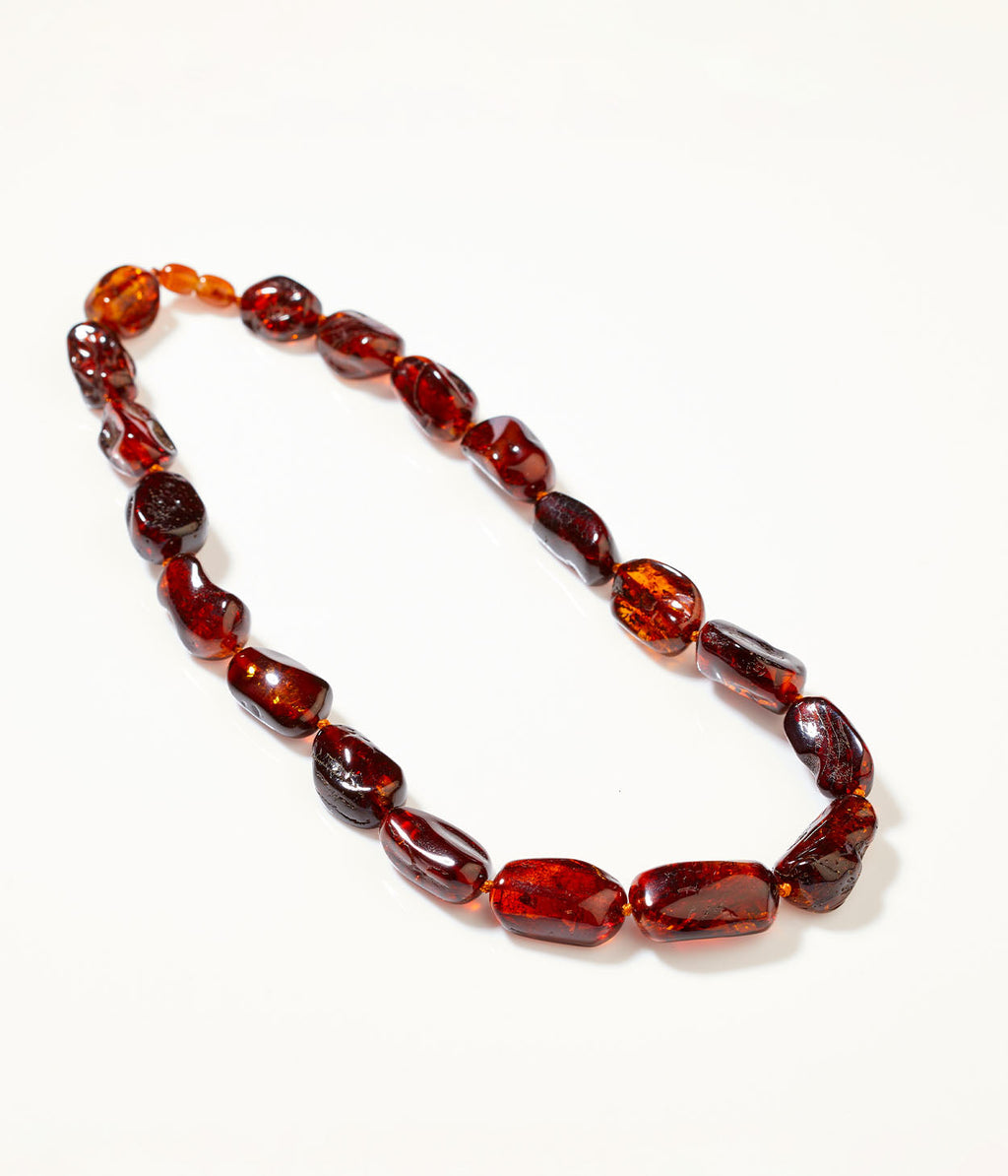 RAW Chunky Cognac Necklace