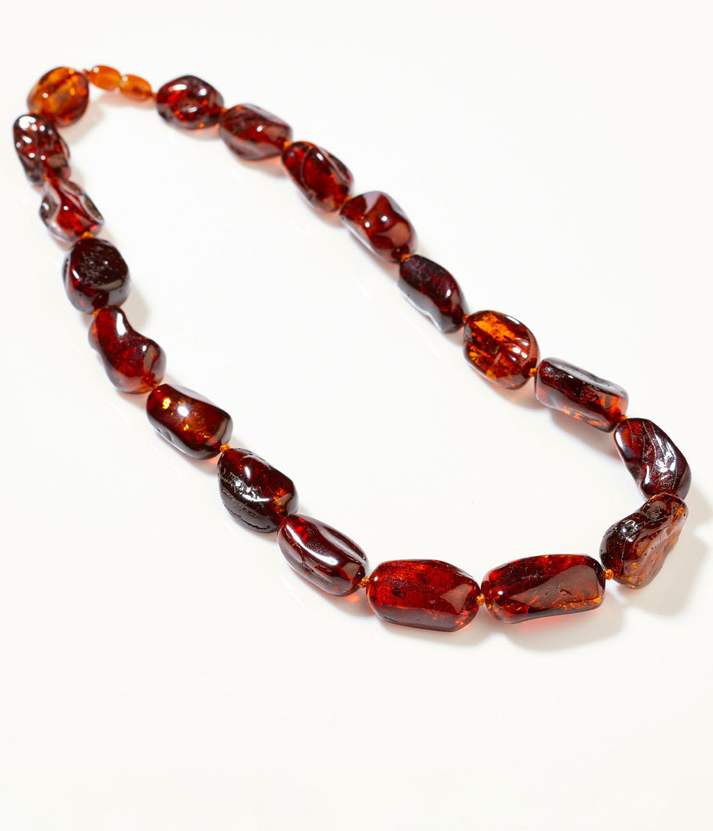 RAW Chunky Cognac Necklace