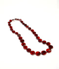 RAW Round Cherry Amber Necklace