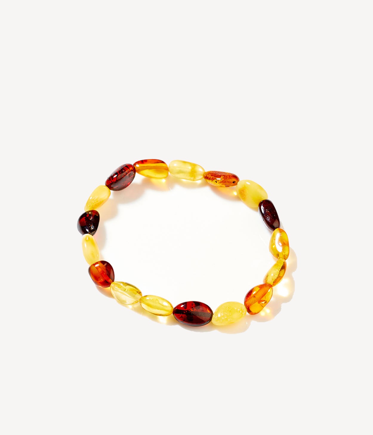 RAW Amber Multicolour Beaded Bracelet