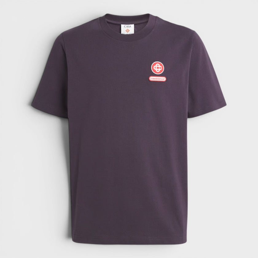 Logo Patch T-Shirt Aubergine