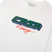 3D Printed Oversized T-Shirt Casa Racing White