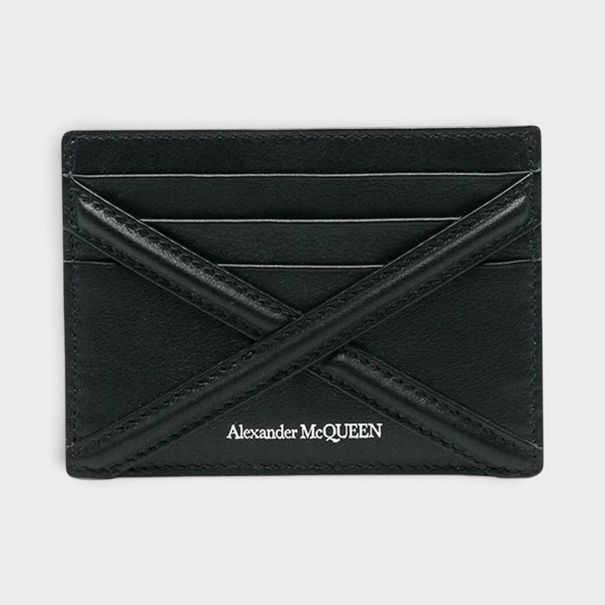 Harness Logo Printed Card Holder Black