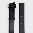 La Medusa Leather Belt Black