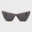 Cat Eye Tinted Sunglasses Grey