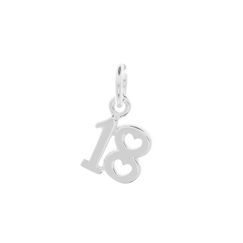 Charm zum 18. Geburtstag aus Silber
