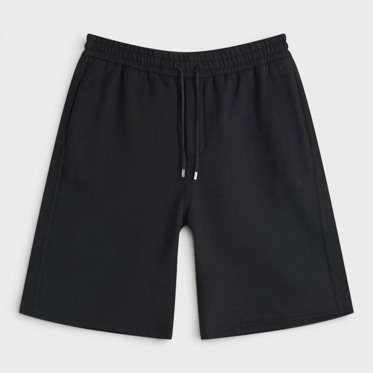 Cassandre Embroidered Fleece Sweatshorts Black