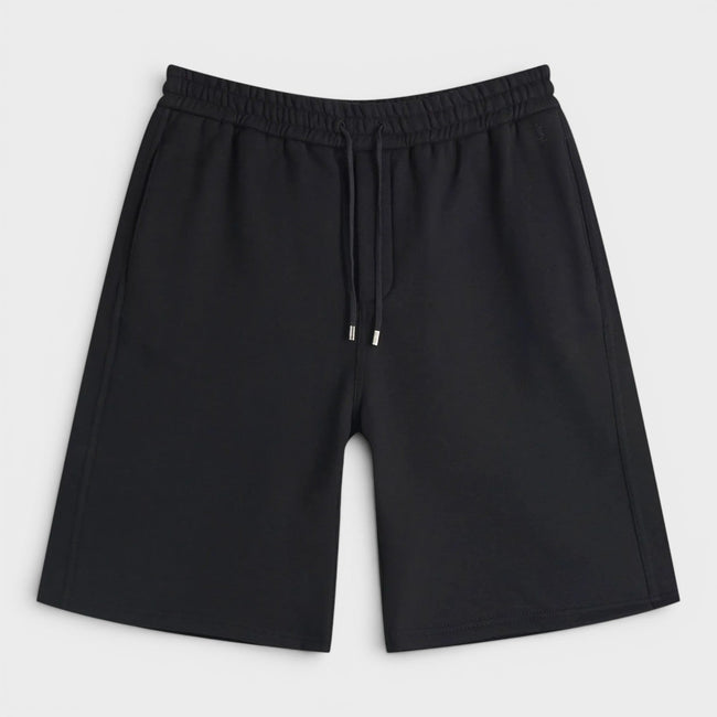 Cassandre Embroidered Fleece Sweatshorts Black