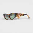 Memphis Havana Cat Eye Sunglasses Brown