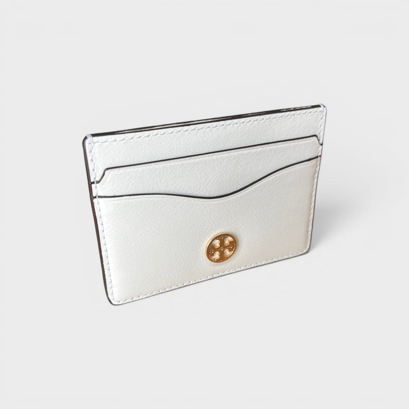Crinkle Slim Card Case Cirrus Cloud White