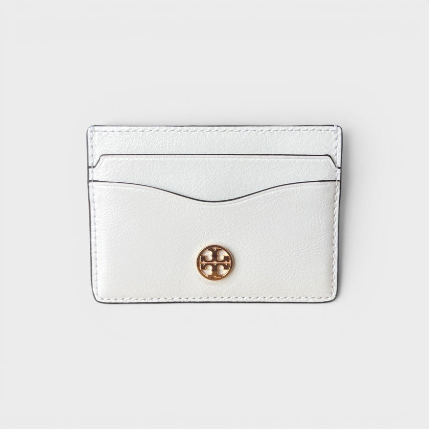 Crinkle Slim Card Case Cirrus Cloud White