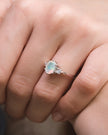 Opal Ring in Sterling Silver