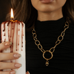 Charm Coven Guld Hel Kranie Charm