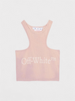 Logo Patch Ribbed Vest Top