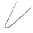 Collier tennis Elisa à strass, ton argent