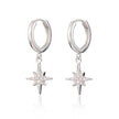 Starburst Hoop Earrings