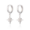 Starburst Hoop Earrings