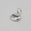Pet Paw Print Personalised Silver Charm