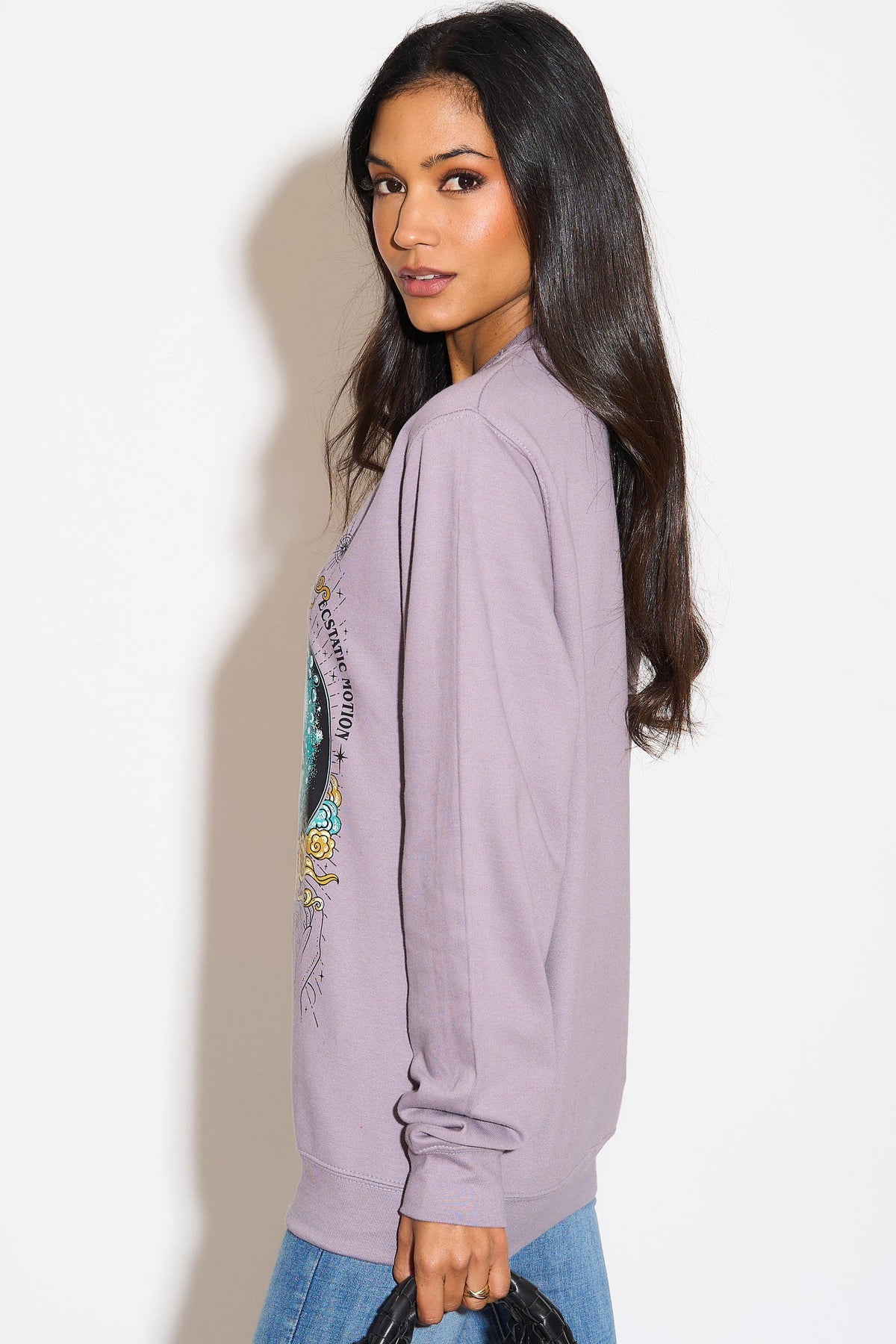 Lilac Follow Your Journey Sweatshirt