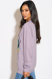 Lilac Follow Your Journey Sweatshirt