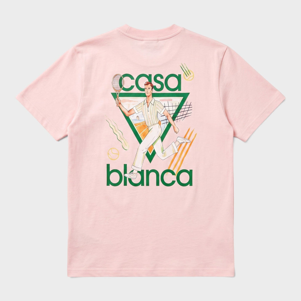 Logo Tennis Club Icon T-Shirt Pink
