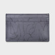 Logo Graffiti All-over Print Cardholder Black