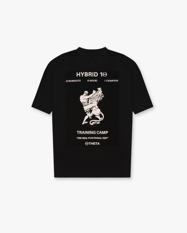 THETA TECH T-SHIRT - HYBRID 10 (BLACK)
