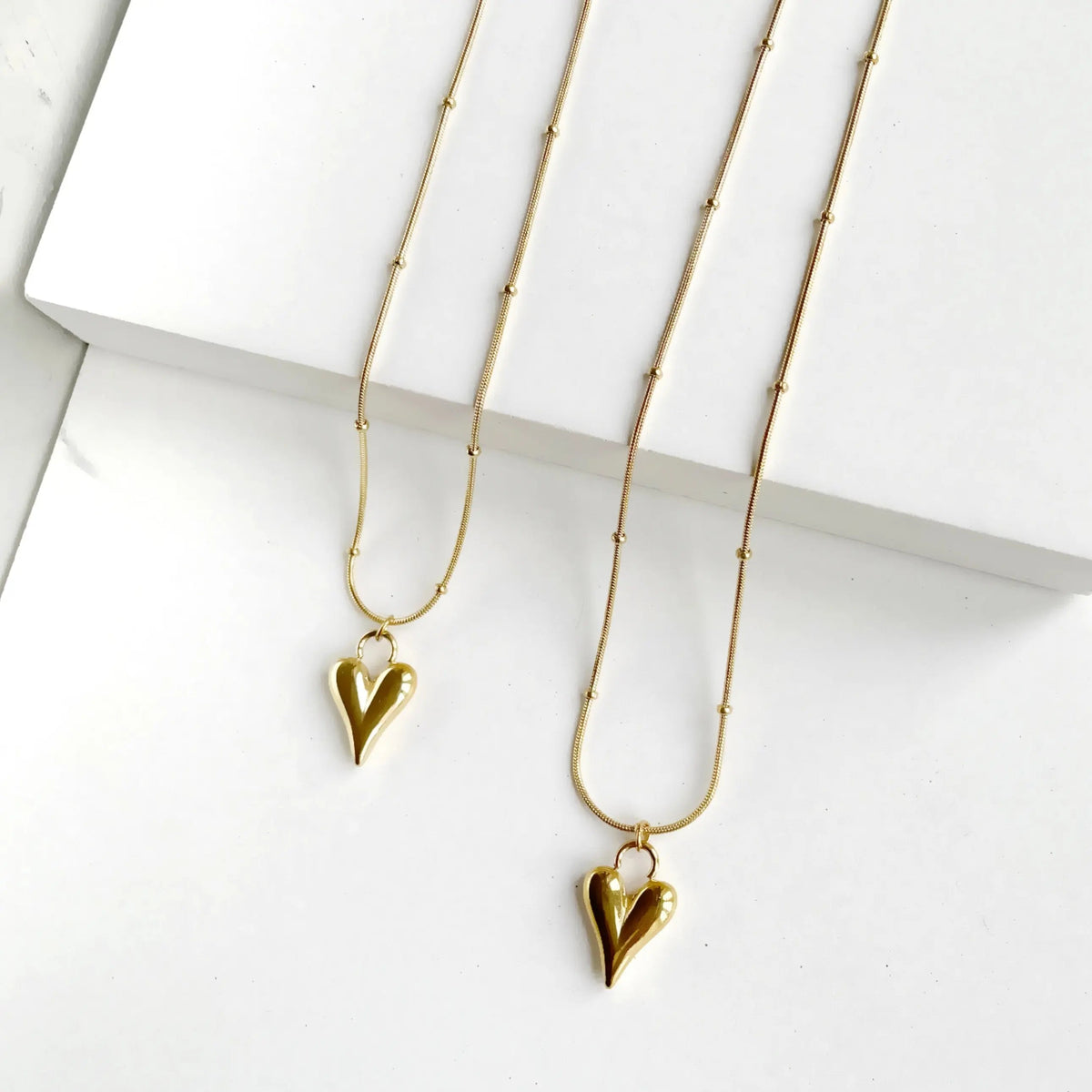 Catena con cuore stilizzato Marlie Gold
