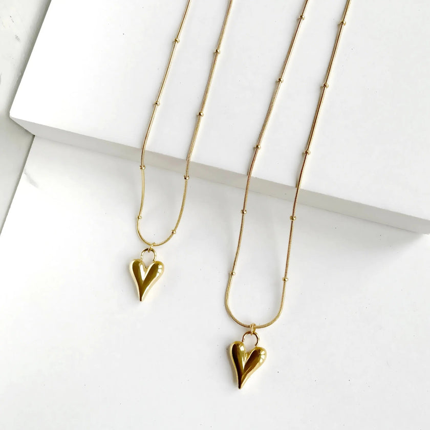 Catena con cuore stilizzato Marlie Gold