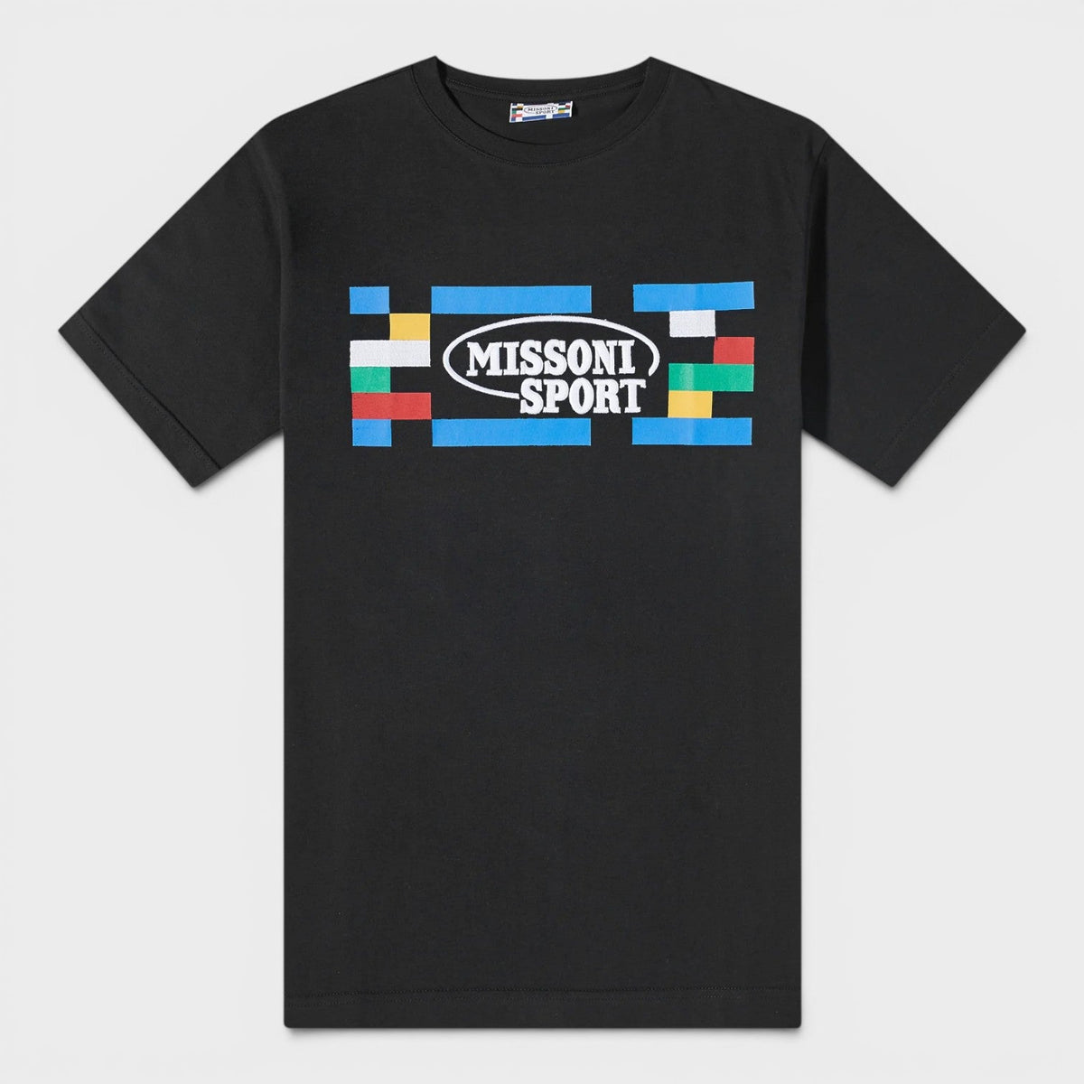 Logo Sport Crewneck T-Shirt Black