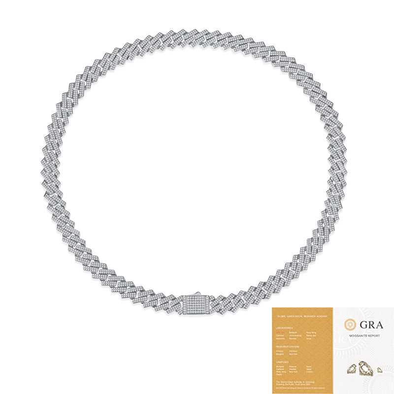 S925 Silber Challenge Halskette für Herren