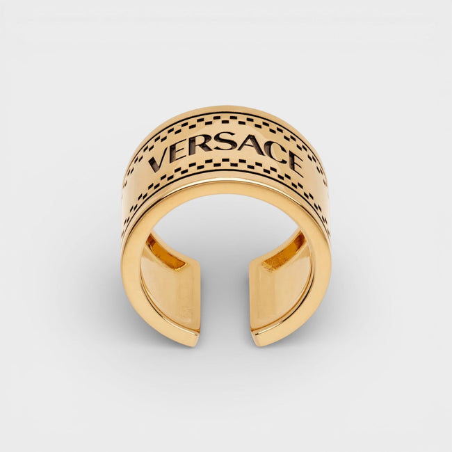 Logo Engraved Chunky Ring