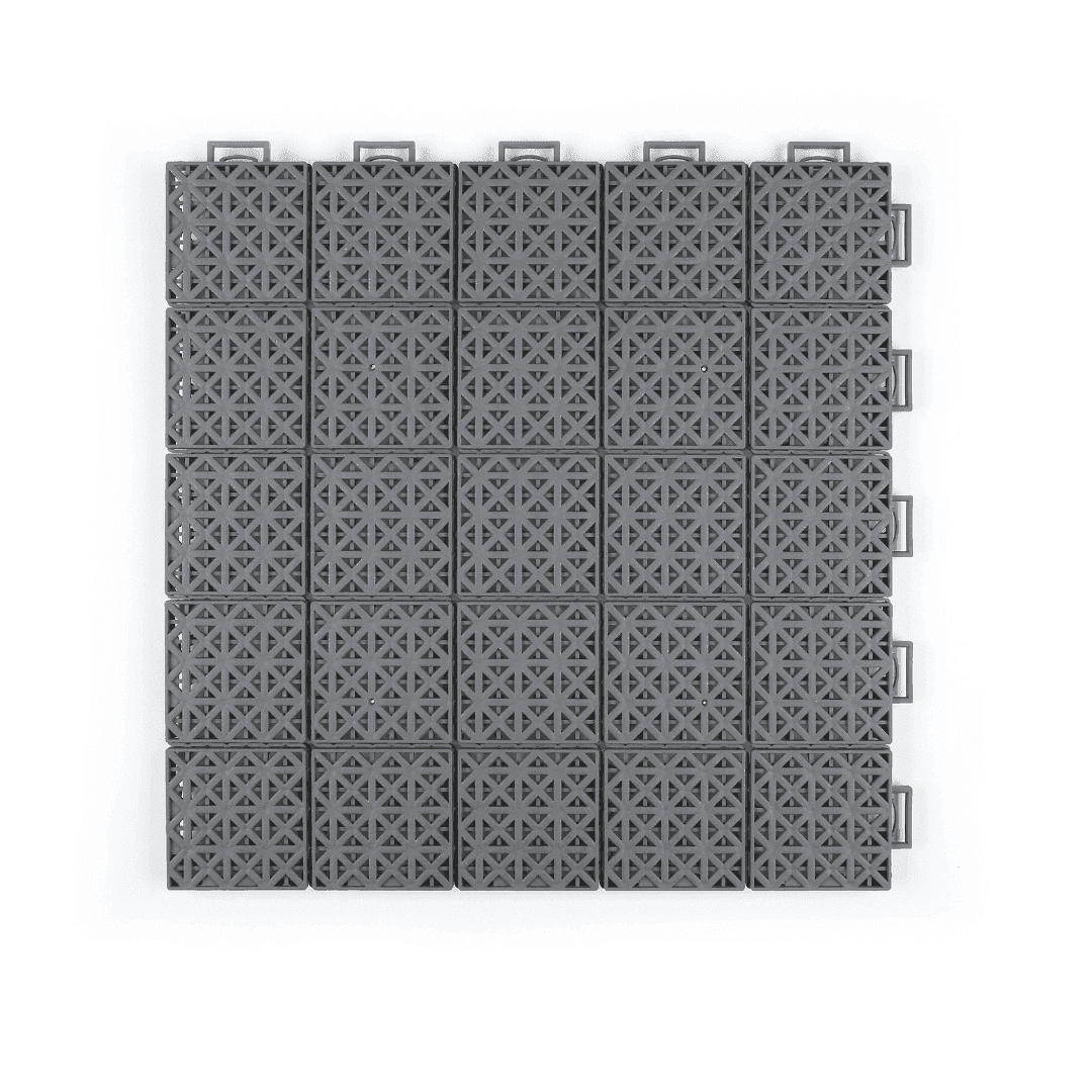 Singles Tennis Court System with Court Markings