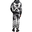 Diag Tie Dye Slim Sweatpant Warm Grey