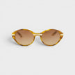 Cannes Sunglasses Gold Brown