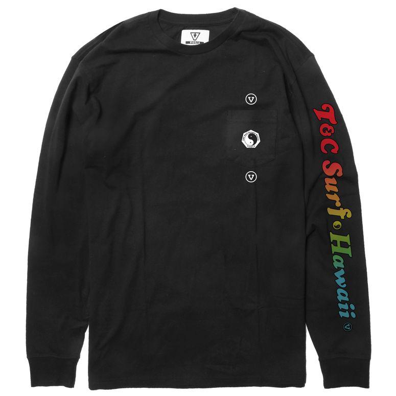 T-shirt poche manches longues Vissla T&C Three Peak