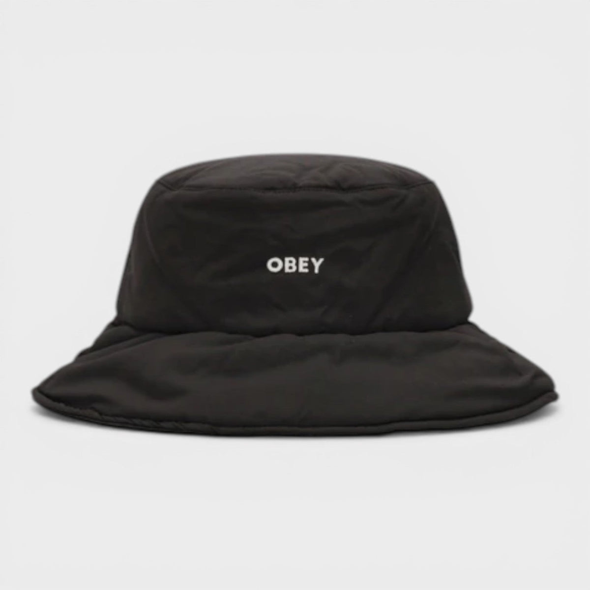 Logo Bucket Hat Black White