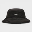 Logo Bucket Hat Black White