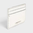 Sling Logo Card Case Metallic Silver