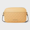 Jet Set Small Signature Logo Camera Crossbody Bag Honey Wheat