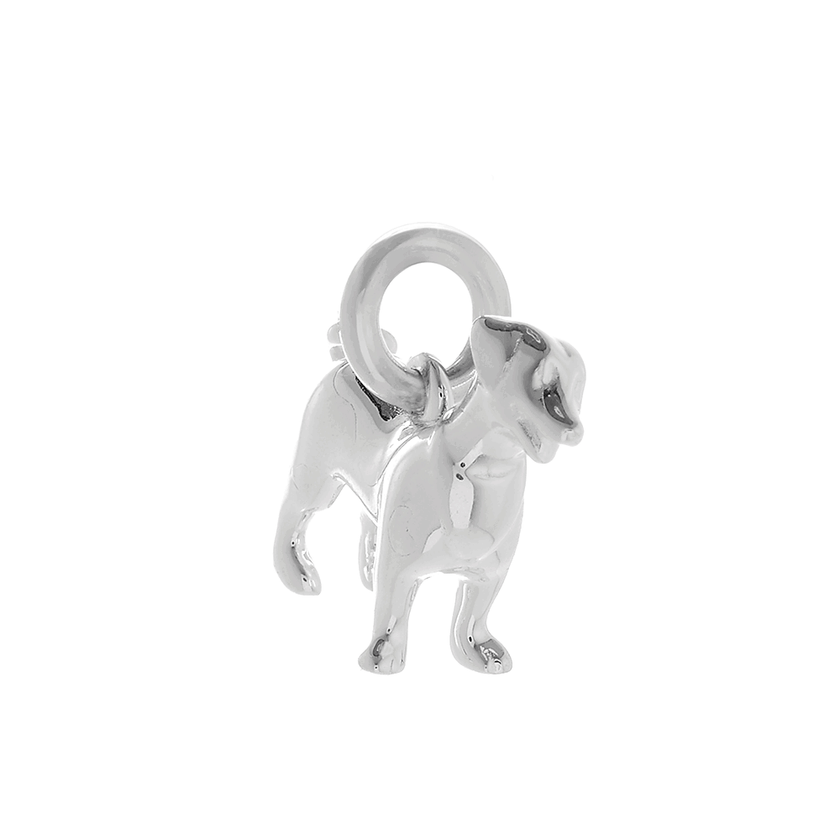 Dije de perro Jack Russell Terrier plateado