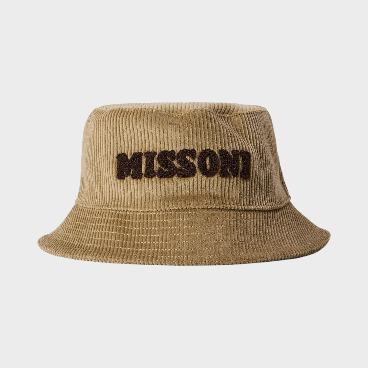 Corduroy Logo Bucket Hat Brown