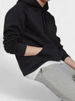 Center Logo Hoodie Black